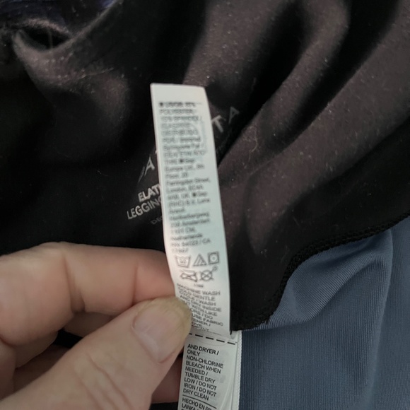 Athleta Elation Velvet Tight, Blue Agate, XL - Picture 6 of 6